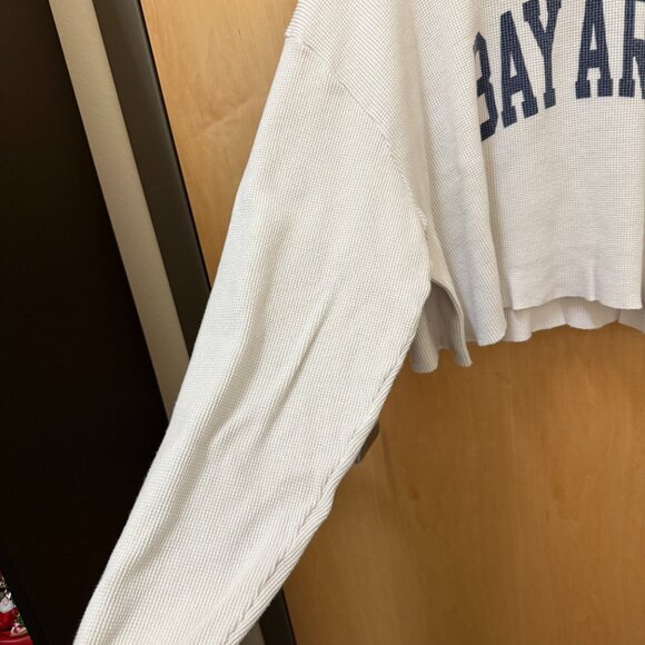 John Galt Bay Area thermal crop crewneck sweater women’s one size - Picture 2 of 6